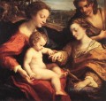 Die mystische Heirat von St Catherine 2 Renaissance Manierismus Antonio da Correggio